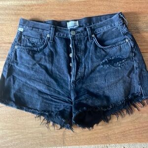 EUC Citizens of Humanity shorts in dark gray (almost black) size 27